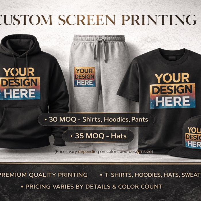 Custom screenprinting banner Custom screenprinting banner