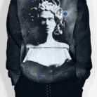 “Hand-finished Medusa hoodie inspired by Isaiah 54:17” “Limited edition faith-based streetwear hoodie” “Hand-distressed luxury hoodie with fabric infusion detail”